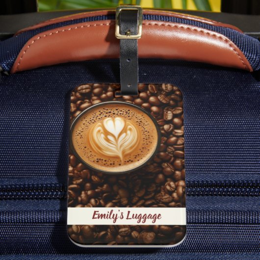 Étiquette À Bagage Nom de la pause café (Insitu Rectoal 2)