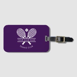 Étiquette À Bagage Nom du Country Club Équipe de Tennis Swag Personna