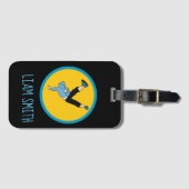 Étiquette À Bagage Nom du danseur Hip hop (Devant Horizontal)