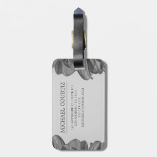 Étiquette À Bagage Nom du script du voyageur Stylo Personnaliser Mono