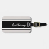 Étiquette À Bagage NOM fait sur commande, étiquettes personnalisées (Devant horizontal)