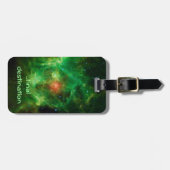 Étiquette À Bagage Nom, nébuleuse de guirlande, image d'espace (Devant horizontal)