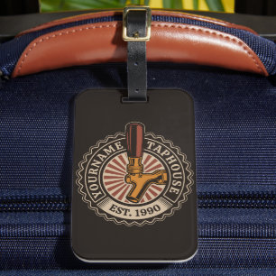 Étiquette À Bagage NOM Personnalisé Artisanat Bière Taphouse Brasseri
