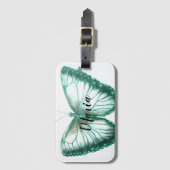 Étiquette À Bagage Nom personnalisé Beau papillon (Devant Vertical)