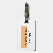 Étiquette À Bagage Nom personnalisé Cadeau de guitare électrique mini (Dos Vertical)