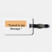 Étiquette À Bagage Nom personnalisé Cadeau de guitare électrique mini (Dos horizontal)