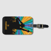 Étiquette À Bagage Nom personnalisé Music DJ (Devant Horizontal)