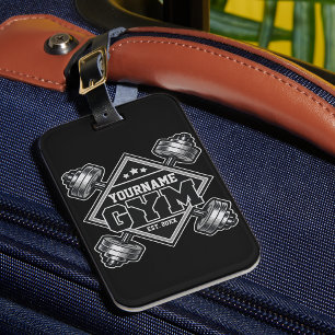 Étiquette À Bagage Nom personnalisé Poids Accueil Crossfit Gym