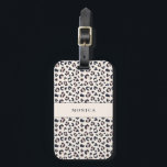 Étiquette À Bagage Nom personnalisé rose Empreinte de léopard<br><div class="desc">étiquette de bagage de nom personnalisé rose Empreinte de léopard.</div>