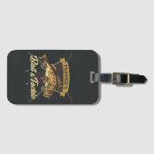 Étiquette À Bagage Nom personnalisé Trophée Pêche Pêcheur Pêcheur Bai (Devant Horizontal)