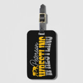 Étiquette À Bagage NOM personnalisé Wrestling School Team Wrestler (Devant Vertical)