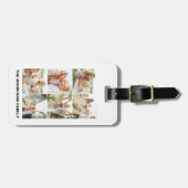 Étiquette À Bagage Nom photo personnalisé 6 (Devant horizontal)