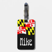 Étiquette À Bagage Nommez l'Étiquette-Maryland (Dos Vertical)