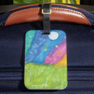 Étiquette À Bagage Northern Lights - KidsArt pour CHOC