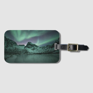 Étiquette À Bagage Northern Lights Norvège