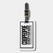 Étiquette À Bagage NOS WORLd (Devant Vertical)