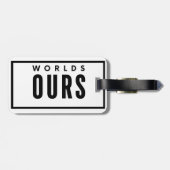 Étiquette À Bagage NOS WORLd (Dos horizontal)