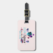 Étiquette À Bagage Not All Who Wander Are Lost Bohemian (Devant Vertical)