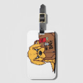 Étiquette À Bagage Not Your Bag Funny Sarcastic Warning (Devant Vertical)