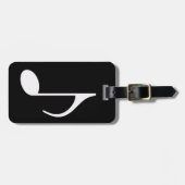 Étiquette À Bagage Note musicale pour voyager (Devant horizontal)