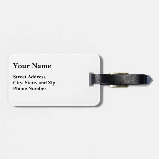 Étiquette À Bagage Notre Dame (Dos horizontal)