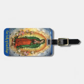 Étiquette À Bagage Notre Dame de Guadalupe personnalise les détails (Devant horizontal)