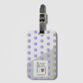 Étiquette À Bagage Notre Dame de Lourdes (Devant Vertical)