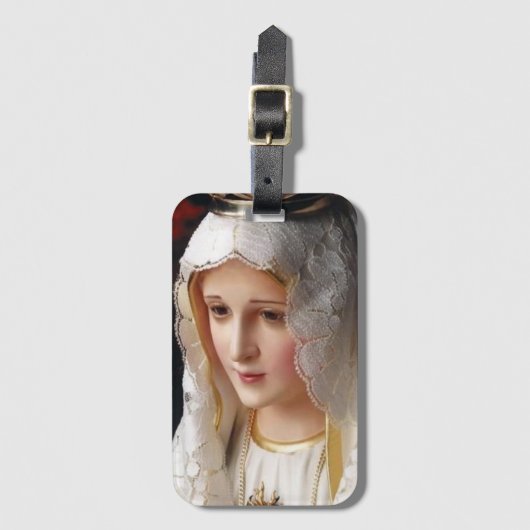 Étiquette À Bagage Notre Madame d'étiquette de bagage de Fatima (Devant Vertical)