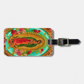 Étiquette À Bagage Notre Vierge Marie mexicain saint de Madame (Devant horizontal)