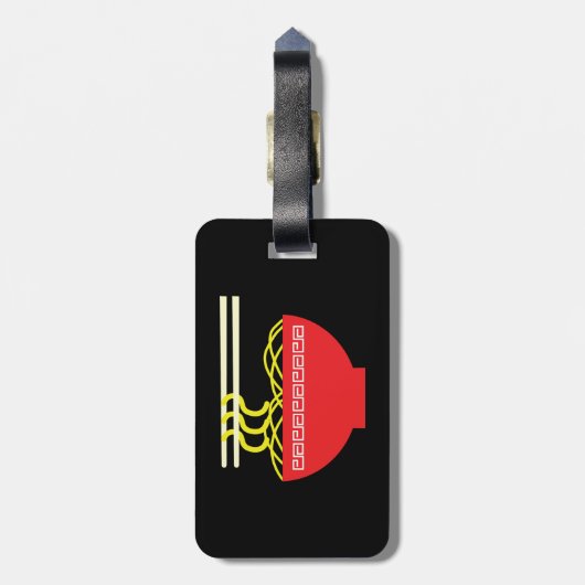 Étiquette À Bagage Nouilles (Dos Vertical)