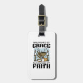 Étiquette À Bagage Nourished by Grace, Sustained by Faith Design (Devant Vertical)