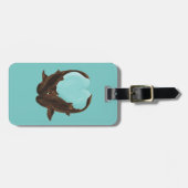 Étiquette À Bagage Nourriture des requins (Devant horizontal)