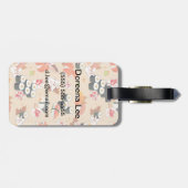 Étiquette À Bagage Nourriture japonaise : Sushi Motif 3 (Dos horizontal)