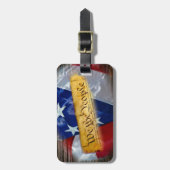 Étiquette À Bagage Nous Le Peuple Drapeau Américain (Devant Vertical)