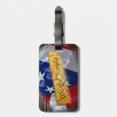 Étiquette À Bagage Nous Le Peuple Drapeau Américain (Dos Vertical)