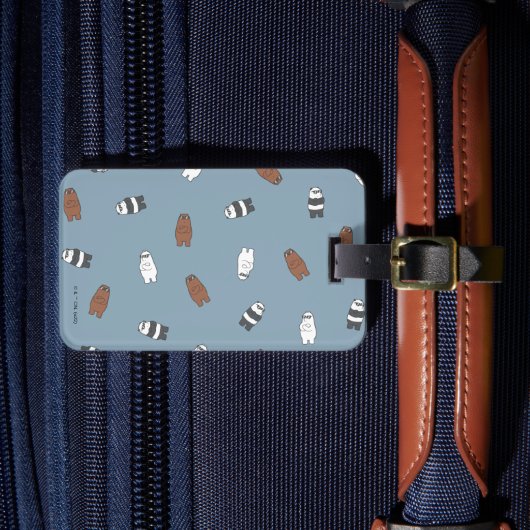 Étiquette À Bagage Nous Ours nu - Ours en verre soleil Motif (Insitu Rectoal 4)