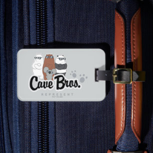 Étiquette À Bagage Nous Ours Nus - Bros Grotte. Représenter