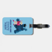 Étiquette À Bagage Nous sommes des gourmands | Pose classique (Dos horizontal)