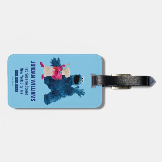 Étiquette À Bagage Nous sommes des gourmands | Pose classique (Dos horizontal)