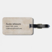 Étiquette À Bagage Nous Sommes Fils De Durin (Dos horizontal)