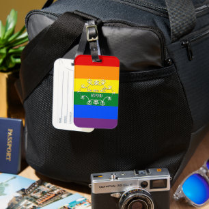 Étiquette À Bagage Nous sommes tous humains Mois des fiertés LGBTQ