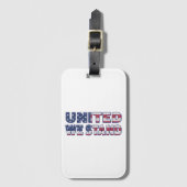 Étiquette À Bagage Nous sommes unis (Devant Vertical)