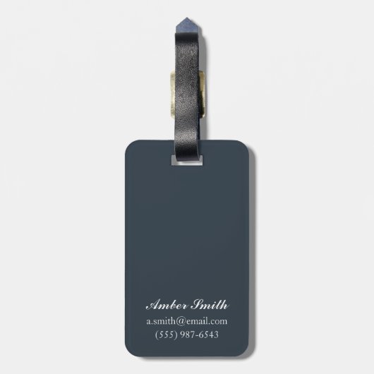 Étiquette À Bagage Nouveau dingue de HampshireCommon (Dos Vertical)