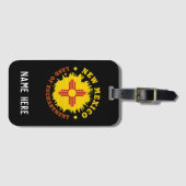 ÉTIQUETTE À BAGAGE NOUVEAU DRAPEAU D'ÉTAT DU MEXIQUE (Devant Horizontal)