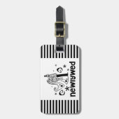 Étiquette À Bagage Nouveaux mariés (Devant Vertical)