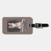 Étiquette À Bagage Nouvelle de HampshireMoose fin (Devant horizontal)