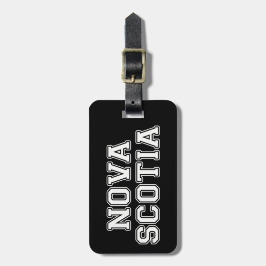 Étiquette À Bagage Nouvelle-Écosse (Devant Vertical)