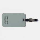 Étiquette À Bagage Nouvelle scène de HampshireWolf (Dos horizontal)