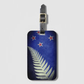 Étiquette À Bagage Nouvelle-Zélande Silver Fern (Devant Vertical)