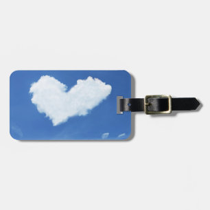 Étiquette À Bagage Nuage de coeur